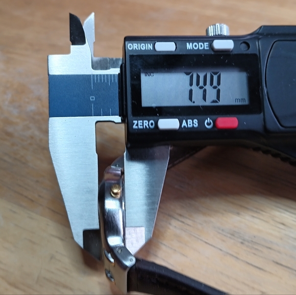 XVery early Roscani Paris watch 25mm SS case, white face 23K Gold plated details - Picture 4 of 14